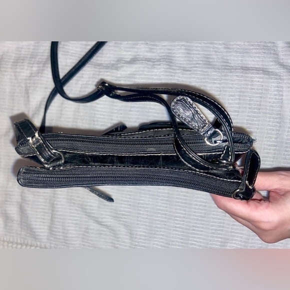 Women’s Multisac black Y2K asymmetrical crossbody/shoulder ‎ bag - Picture 4 of 16